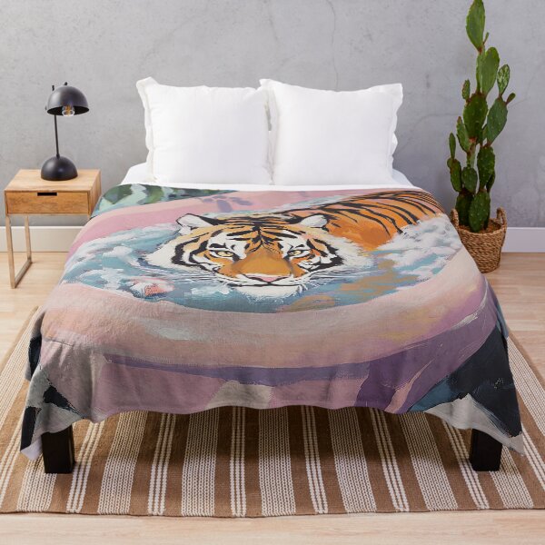 Item preview, Tiger in the bathroom designed and sold by ArtHouseNiklas.
