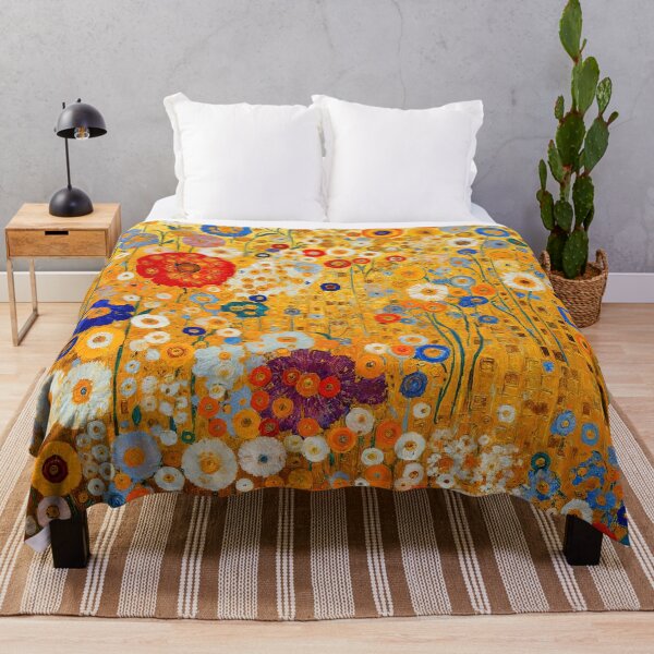 Item preview, Gustav Klimt Flowers designed and sold by maniacfitness.