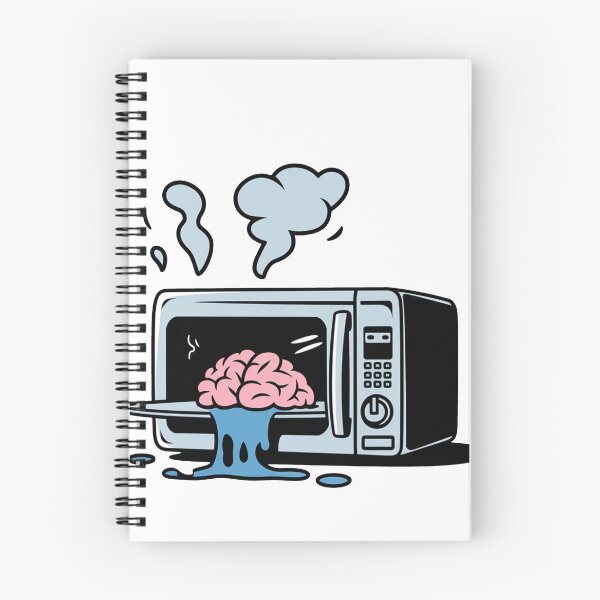 Item preview, overheated brain in microwave designed and sold by MonkiFlipp.