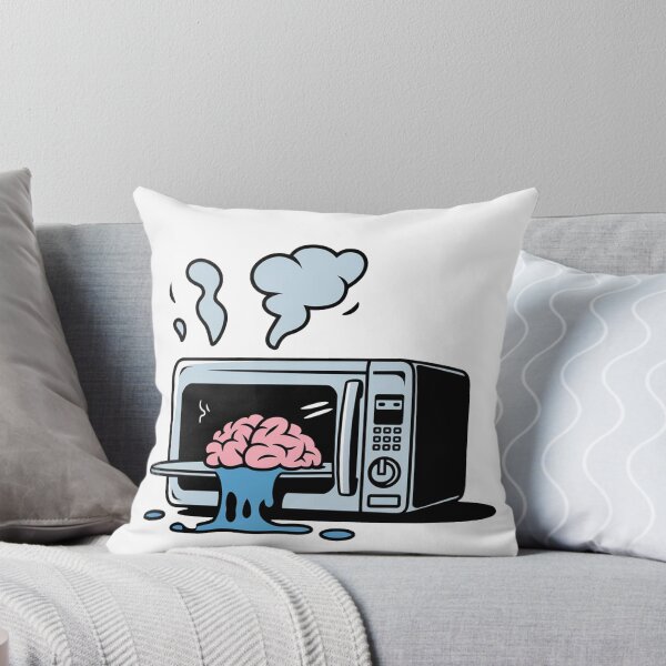 Item preview, overheated brain in microwave designed and sold by MonkiFlipp.