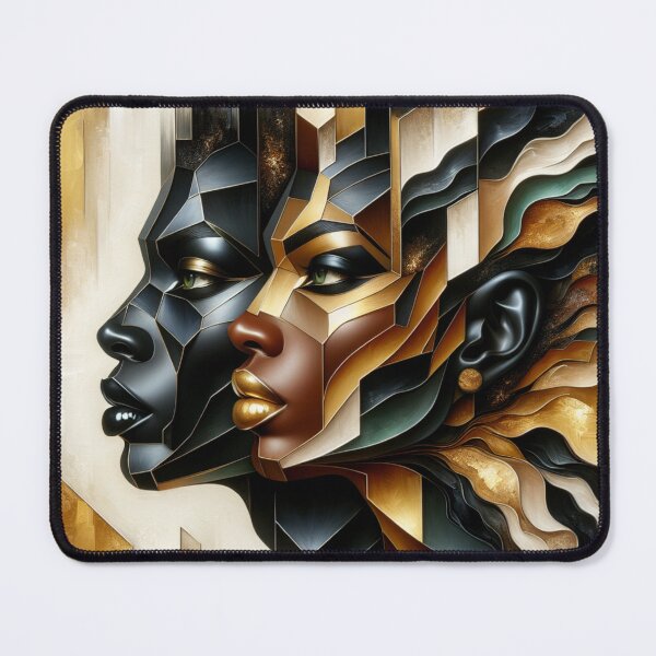 Item preview, Abstract Geometric Portrait designed and sold by houta.