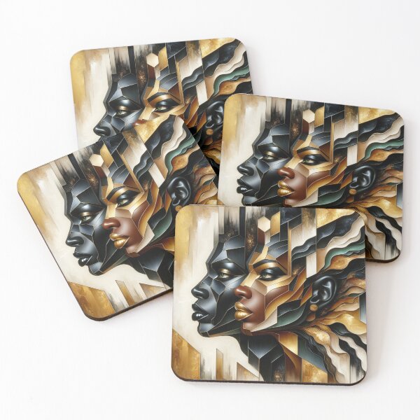 Item preview, Abstract Geometric Portrait designed and sold by houta.