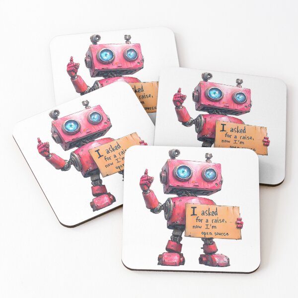 Item preview, Open Source and Fabulous – Fired Robot Humor designed and sold by AI-Only Creations.