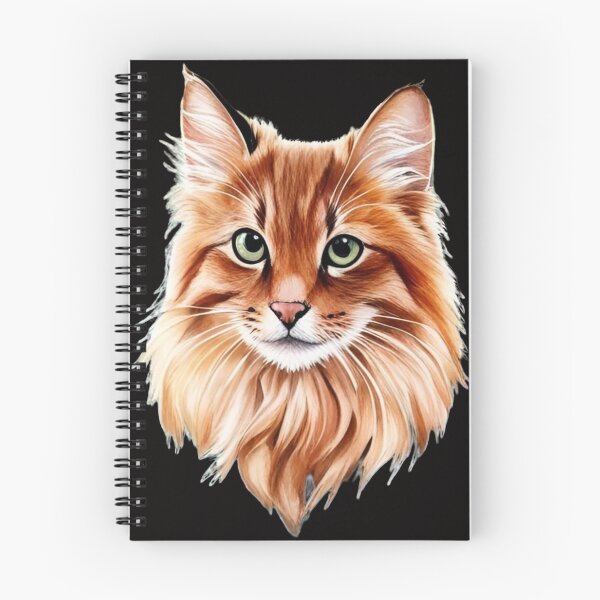 Item preview, ginger cat with green eyes designed and sold by CreationbyVona.