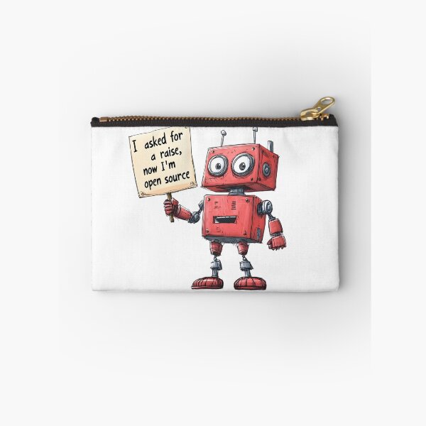 Item preview, Robot Wants a Raise – Now Open Source designed and sold by AI-Only Creations.