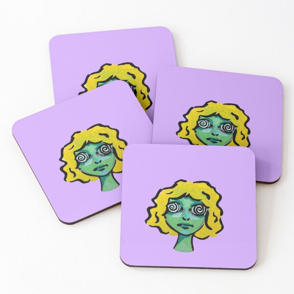 Item preview, Green girl with yellow hair designed and sold by Eileen.