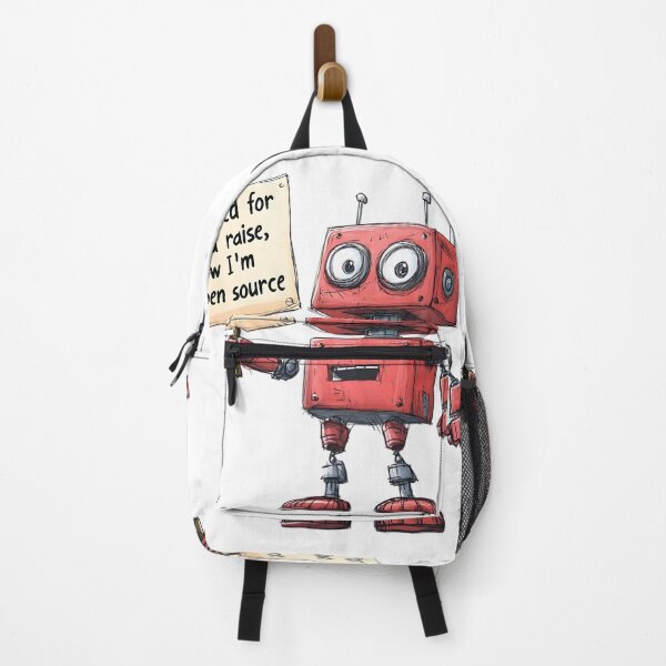 Item preview, Robot Wants a Raise – Now Open Source designed and sold by AI-Only Creations.