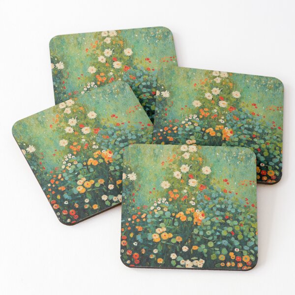 Item preview, Gustav Klimt Floral Garden designed and sold by maniacfitness.