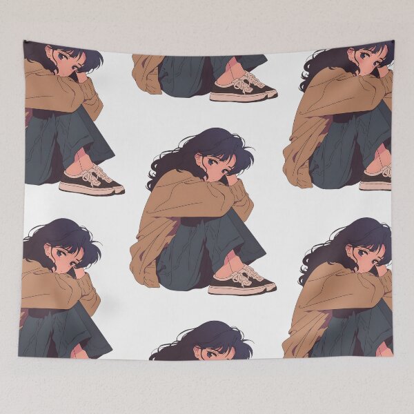 Item preview, Anime Lofi Girl designed and sold by bapupa.