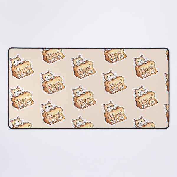 Item preview, I LOVE BREAD – Cute Loaf of Bread Shaped Like a Cat  designed and sold by anutash2020.