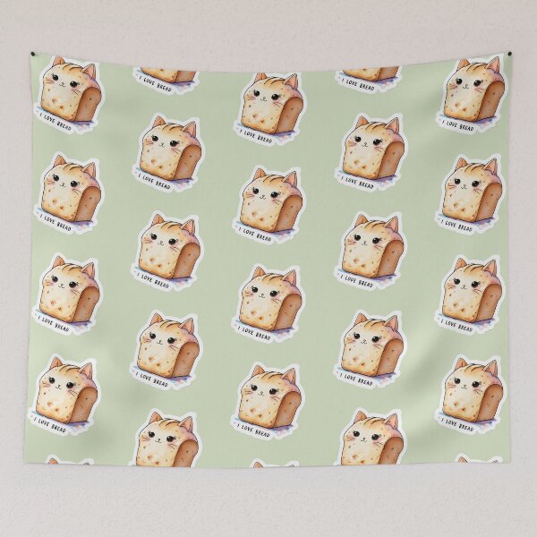Item preview,  I LOVE BREAD – Cute Loaf of Bread  designed and sold by anutash2020.