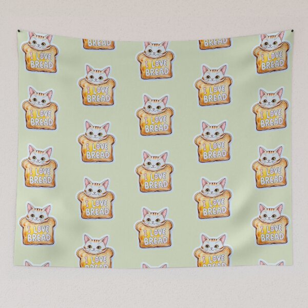 Item preview,   I LOVE BREAD – Cute Loaf of Bread 2 designed and sold by anutash2020.