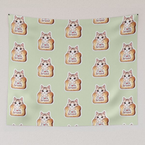 Item preview,  I LOVE BREAD – Cute Loaf of Bread 3 designed and sold by anutash2020.
