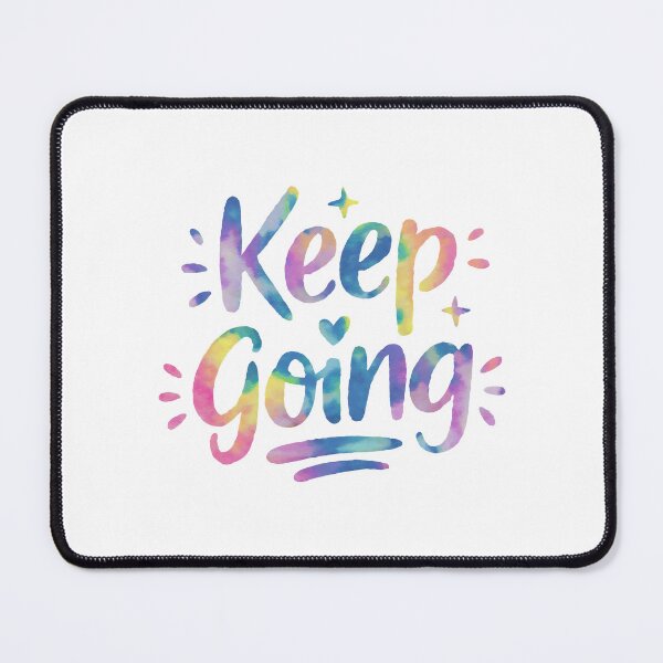 Item preview, Keep Going - Cute Watercolor Motivational Quotes designed and sold by RiceArtShop.