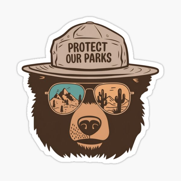 Item preview, Protect our national parks - Us alt service park bear resist mountains resistance  designed and sold by VictoryFor2025.
