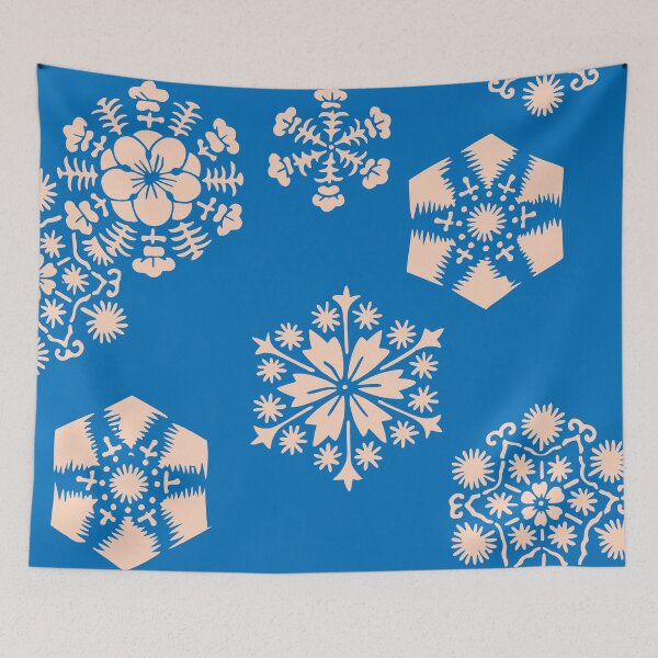 Item preview, Snow flakes in Japan - Japanese seamless vintage pattern designed and sold by Japan Design Prints.