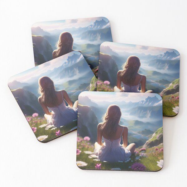 Item preview, Young Woman taking in the View designed and sold by Kathy Weaver.