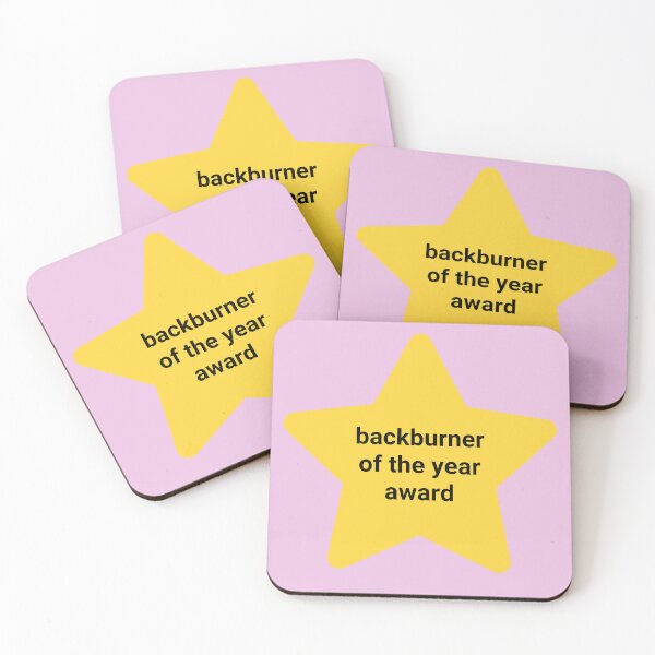 Item preview, backburner of the year award star designed and sold by stars4all.