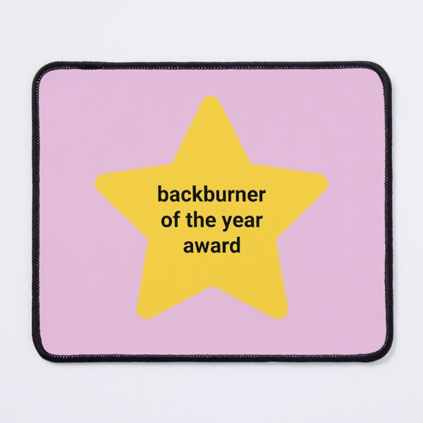 Item preview, backburner of the year award star designed and sold by stars4all.