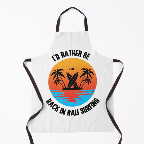 Item preview, I'd Rather Be Back In Bali Surfing designed and sold by CheesyTeesAU.