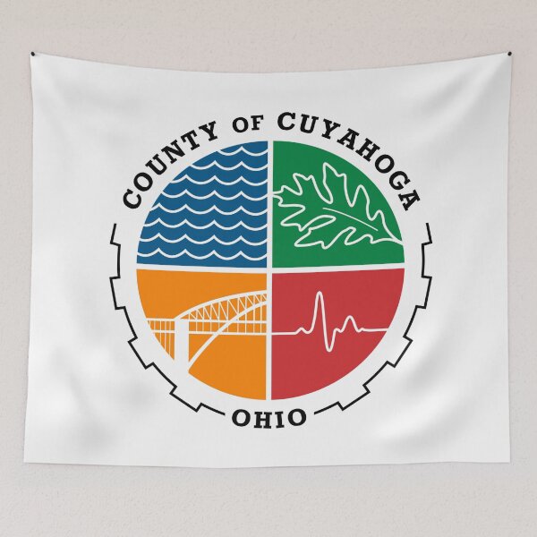 Item preview, Cuyahoga County Logo, Ohio, USA designed and sold by Beluga Cat.