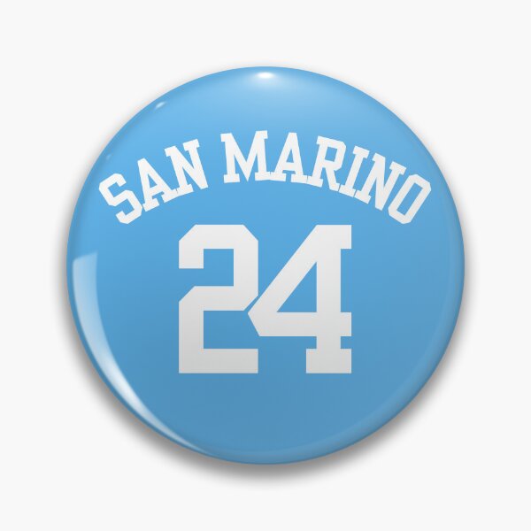Artikelvorschau, San Marino Fußball-T-Shirt, San Marino Kit, Vintage San Marino Top entworfen und verkauft von Bits & Bops Boutique.