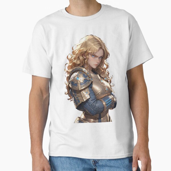 Item preview, Angry Female Knight in Armor – Fierce Warrior Woman Art designed and sold by SulliedAI.