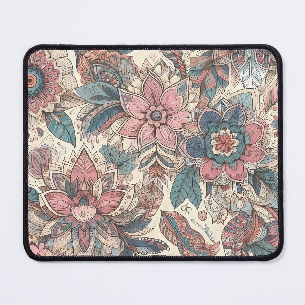 Item preview, Boho Floral Mandala Pattern Art Print designed and sold by Istyak7.