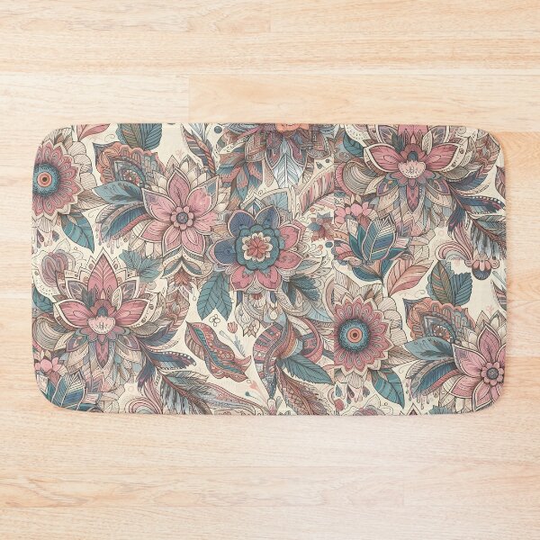 Item preview, Boho Floral Mandala Pattern Art Print designed and sold by Istyak7.