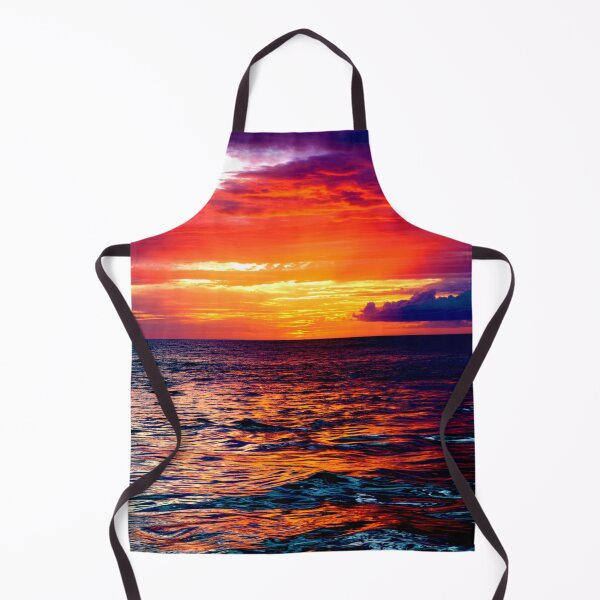 Item preview, Fiery Sunset Serenity Over the Ocean designed and sold by Exodoi.