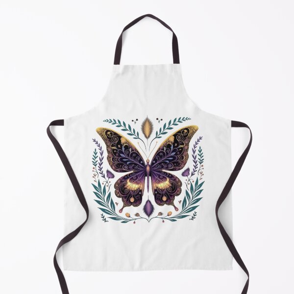 Item preview, Metallic Purple and Teal Floral Butterfly3 designed and sold by BirdsnStuff.