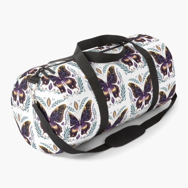 Item preview, Metallic Purple and Teal Floral Butterfly3 designed and sold by BirdsnStuff.