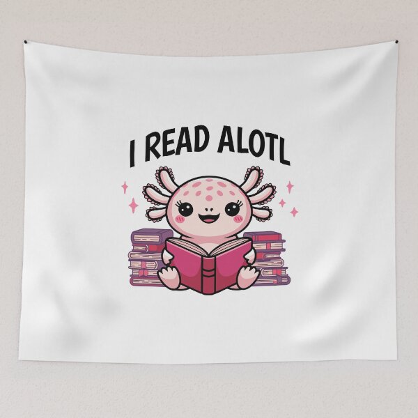 Item preview, I Read Alotl - Cute Axolotl Book Lover designed and sold by HandicraftArt.