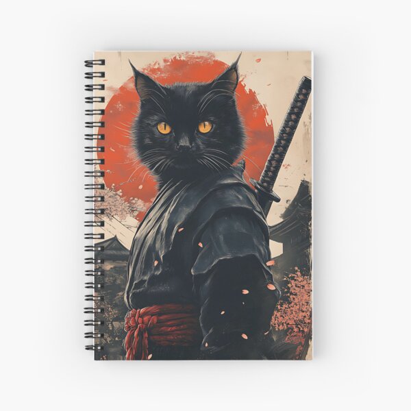 Item preview, Samurai Black Cat in a Fantasy World designed and sold by WH1T3 KAT.
