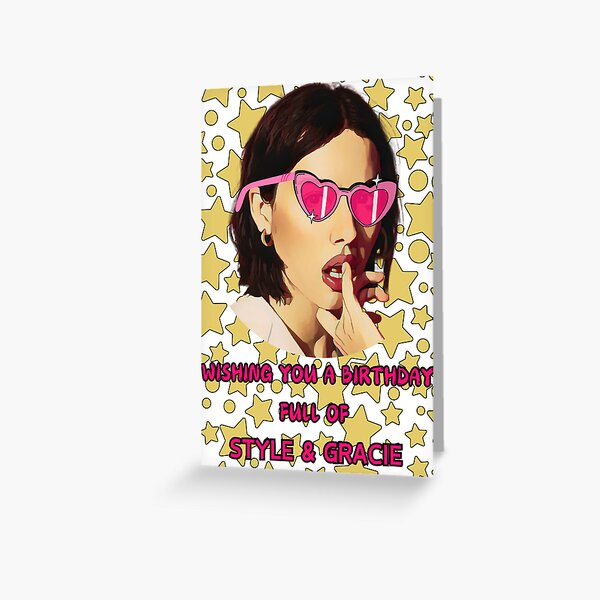 Item preview, Gracie Abrams Birthday Card, Daughter Card designed and sold by Bits & Bops Boutique.