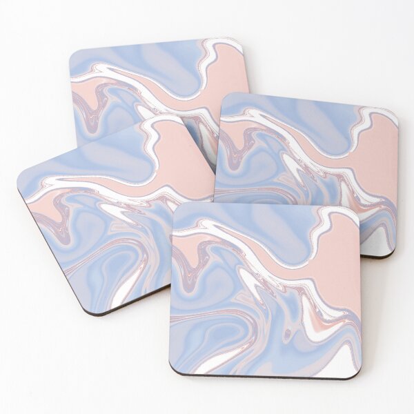 Item preview, Blue & Rose Abstract Pattern designed and sold by Julia's Print Studio .