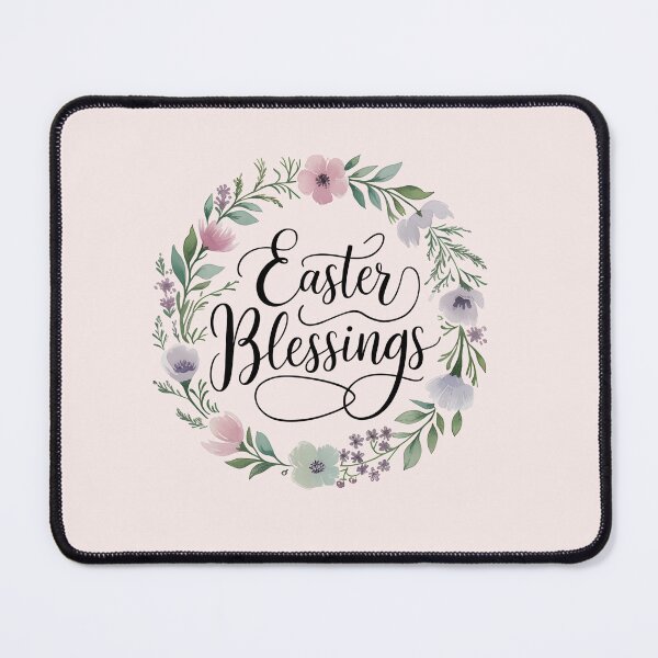 Item preview, Easter Blessings - Floral Wreath Design designed and sold by Araglowcorner.