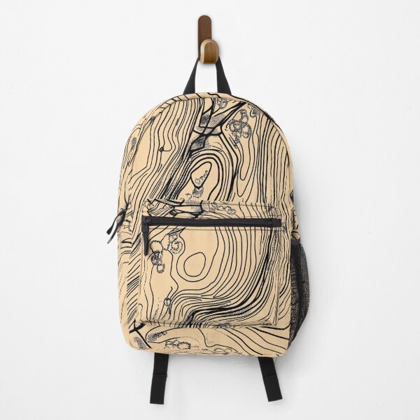 Item preview, Hand-Drawn Topographic Map with Architectural Elements designed and sold by RobotKiller128.