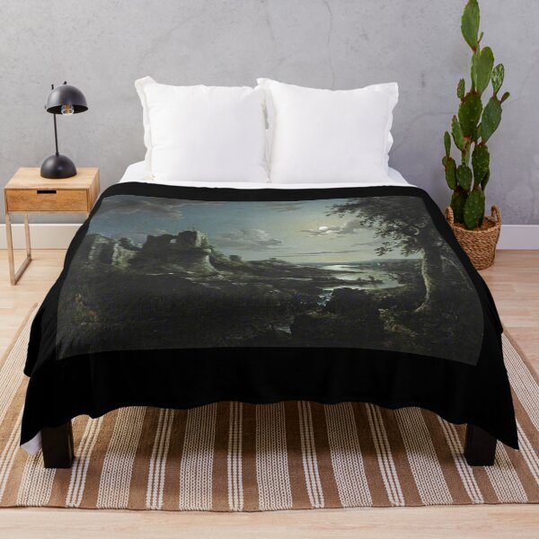Item preview, Abraham Pether View of Pendragon Castle by Moonlight designed and sold by Vintage Designs +.