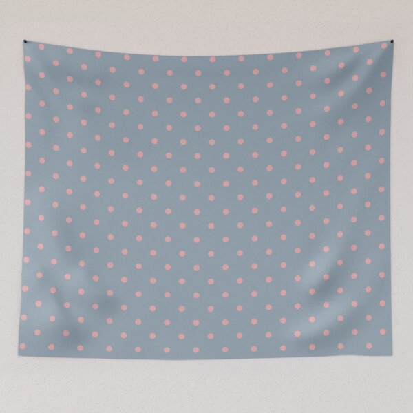 Item preview, Small Dots Blue And Pink Pastel Pattern designed and sold by sasyall.