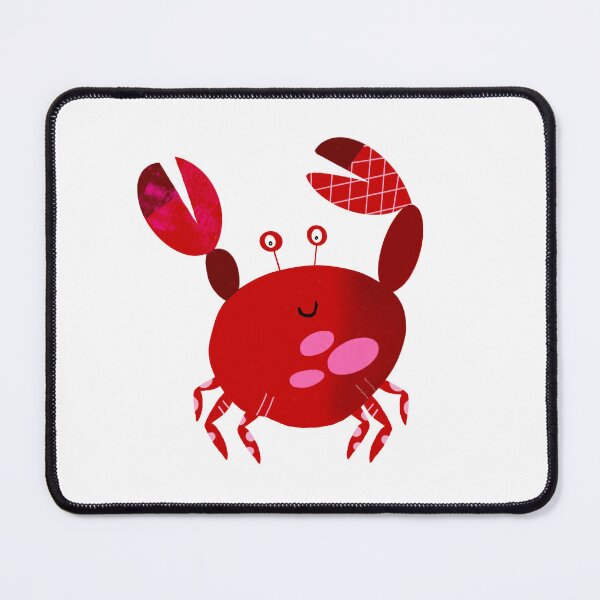 Item preview, happy red crab designed and sold by Sannevanrossum.