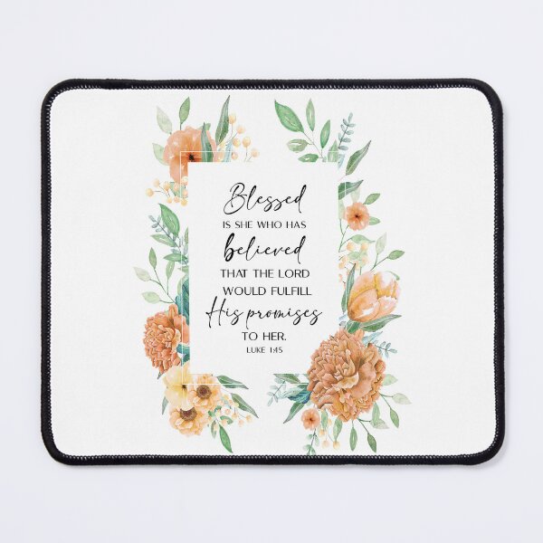 Item preview, Luke 1:45 Bible verse designed and sold by latiendadearyam.