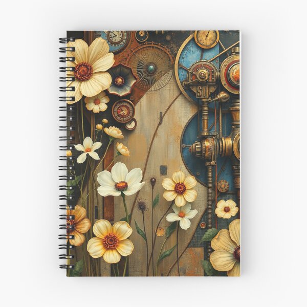 Item preview,  A Beautiful steampunk Flower Garden painting inspired by Gustav Klimt designed and sold by Vintage Designs +.
