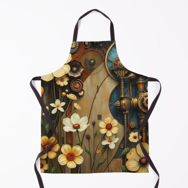 Item preview,  A Beautiful steampunk Flower Garden painting inspired by Gustav Klimt designed and sold by Vintage Designs +.