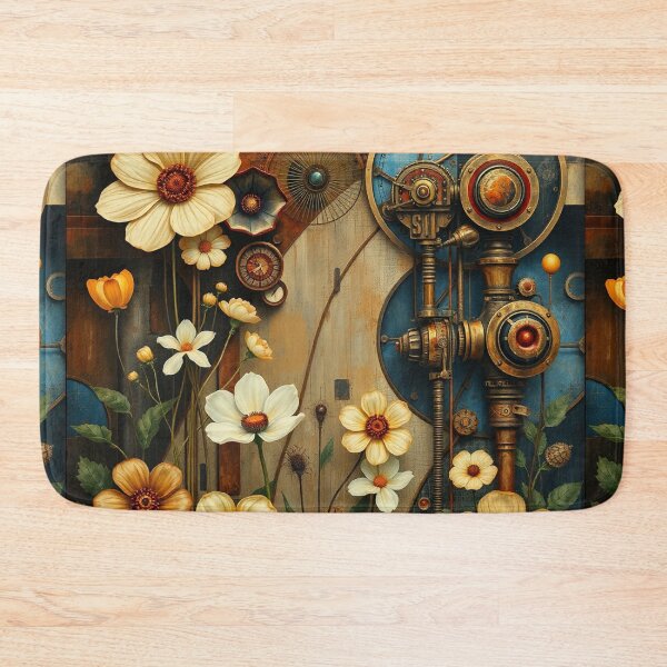 Item preview,  A Beautiful steampunk Flower Garden painting inspired by Gustav Klimt designed and sold by Vintage Designs +.