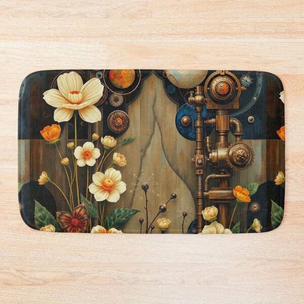 Item preview,  A Beautiful steampunk Flower Garden painting inspired by Gustav Klimt designed and sold by Vintage Designs +.