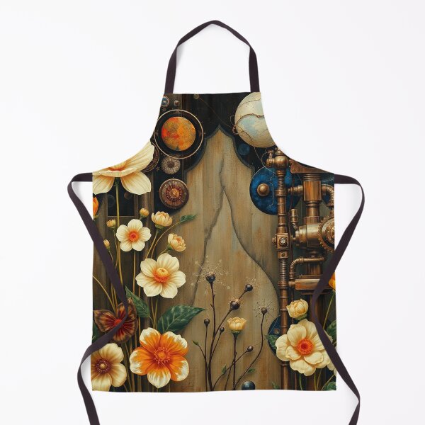 Item preview,  A Beautiful steampunk Flower Garden painting inspired by Gustav Klimt designed and sold by Vintage Designs +.