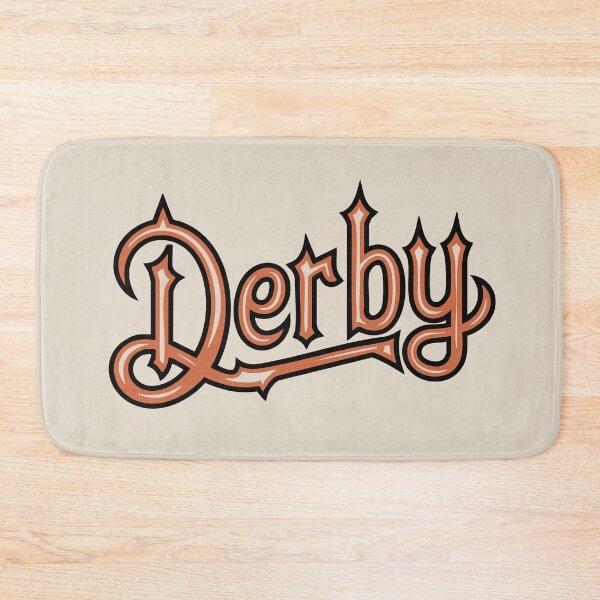 Item preview, Derby Script Logo: Vintage, Ornamental Design designed and sold by Twisted Kids.