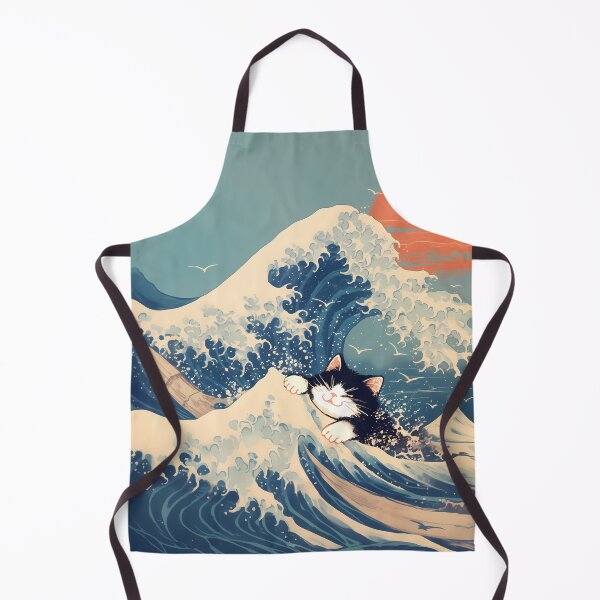Item preview, Content Cat Riding Wave in Boat designed and sold by Cat-Wave-Dream.