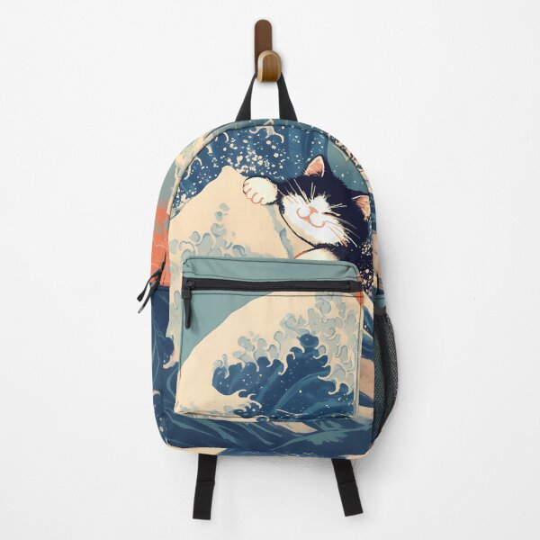 Item preview, Content Cat Riding Wave in Boat designed and sold by Cat-Wave-Dream.